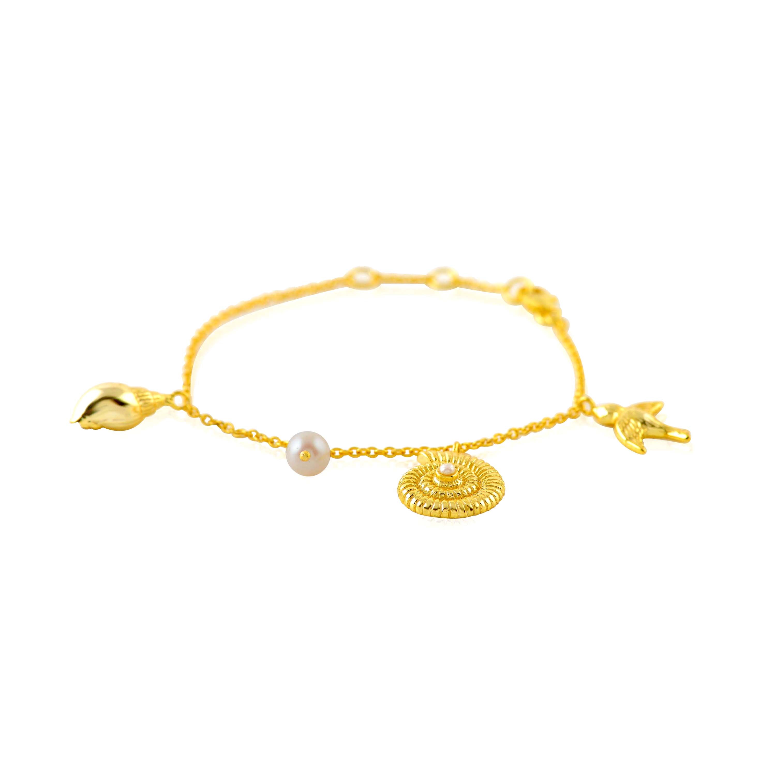 Natural Beauty Inspired Pearl Bracelet - Lightweight & Durable