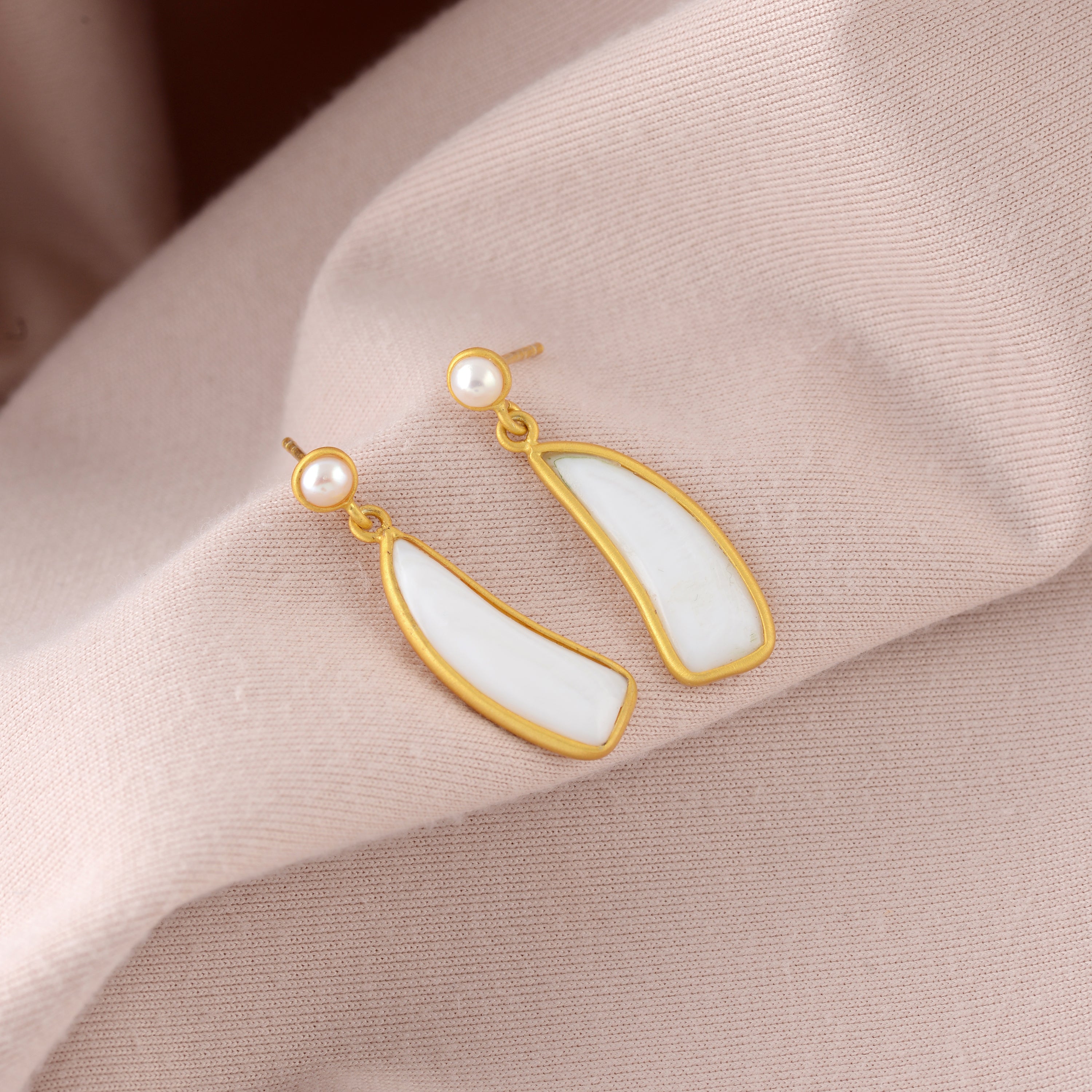 Modern Design Earrings For Contemporary Glam - Krishna Jewellers Pearls and Gems