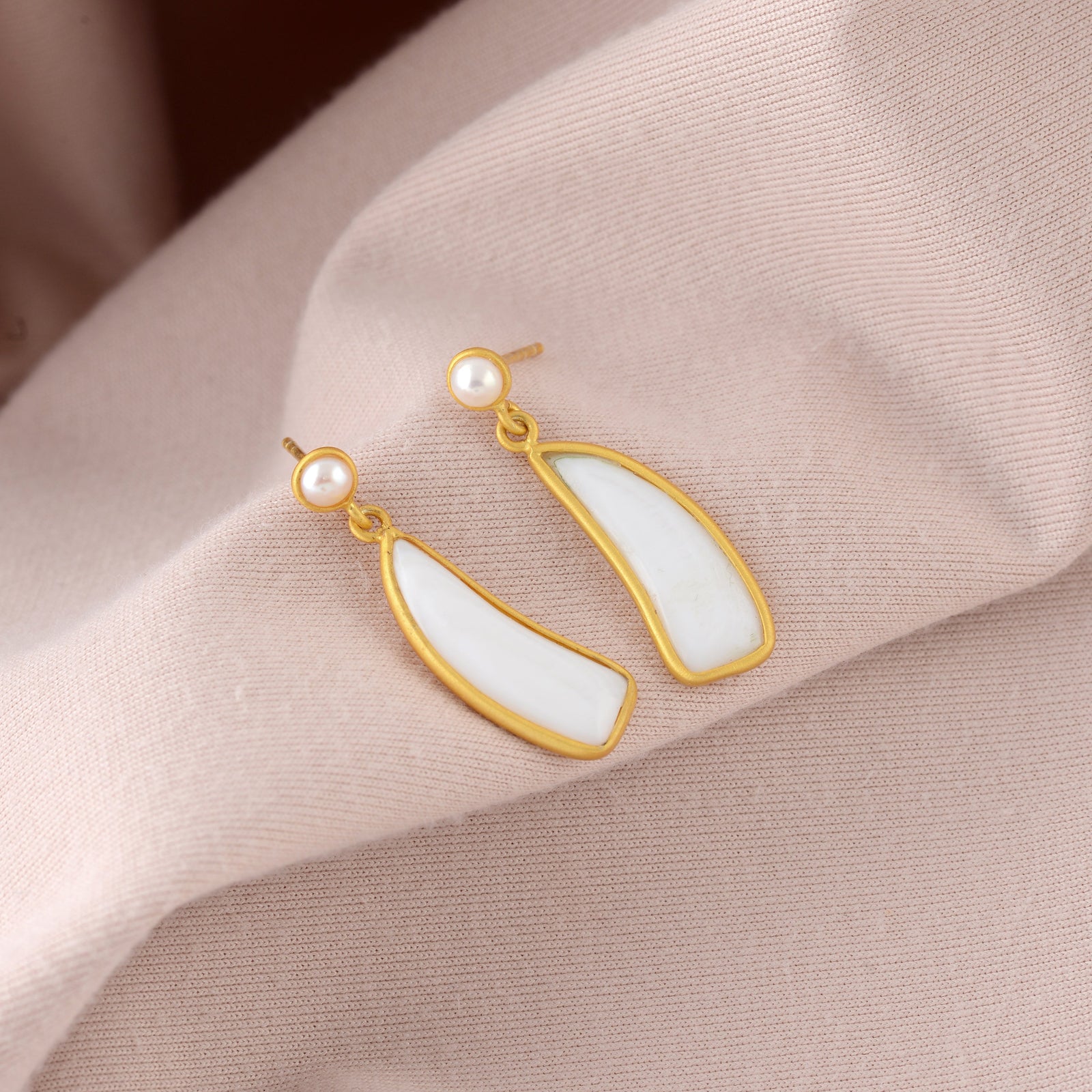 Modern Design Earrings For Contemporary Glam - Krishna Jewellers Pearls and Gems