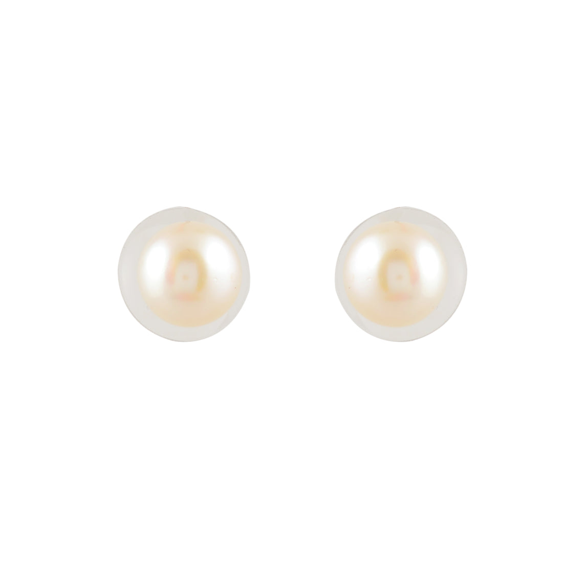 Essential Pearl Stud Duo – Classic White & Midnight Black
