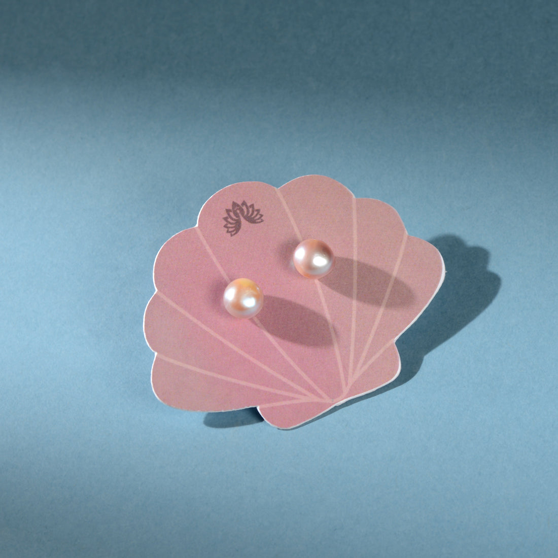 Signature White & Pink Pearl Stud Set