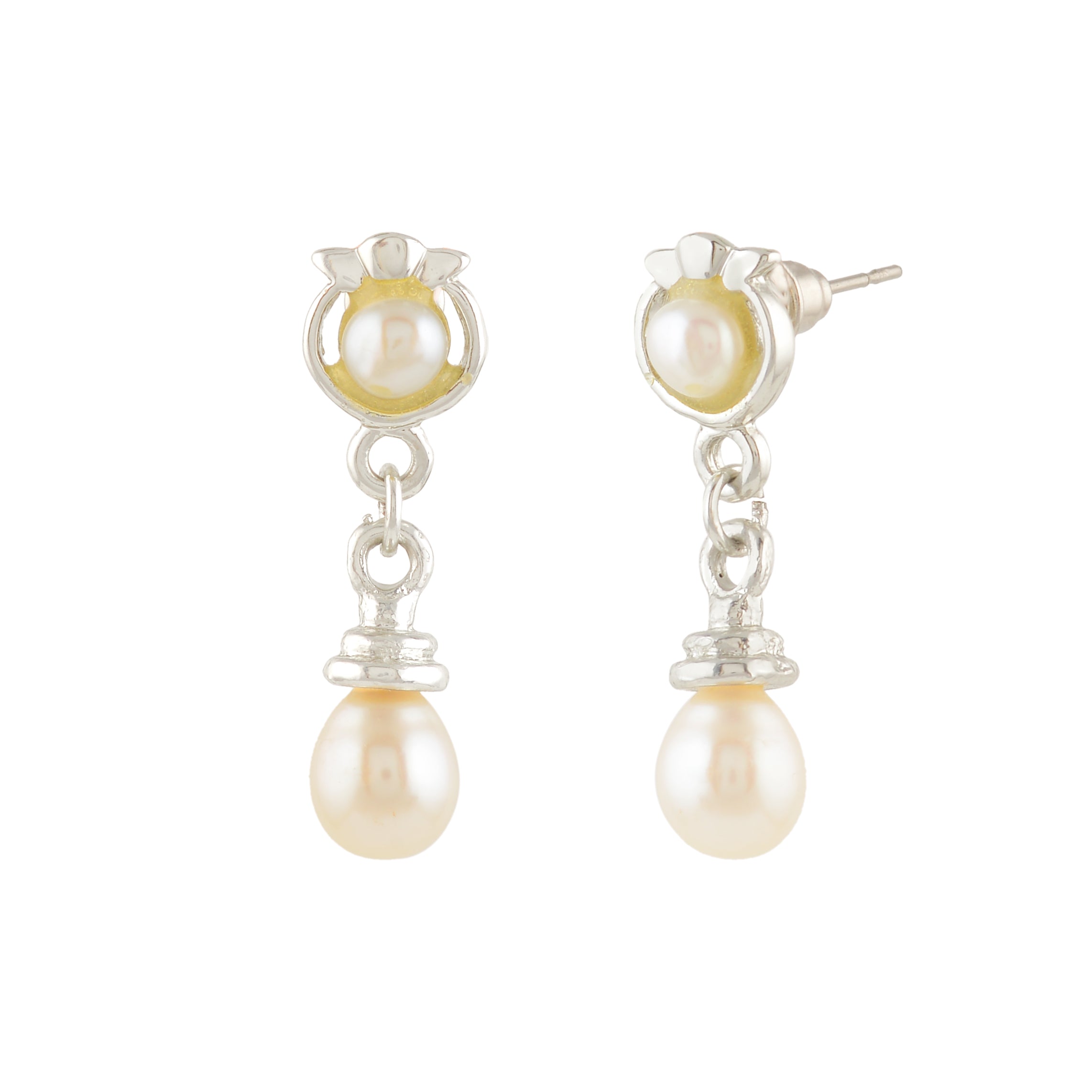 Pearl Drop Earrings - Real Freshwater