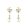Elegant White Freshwater Pearl Earrings