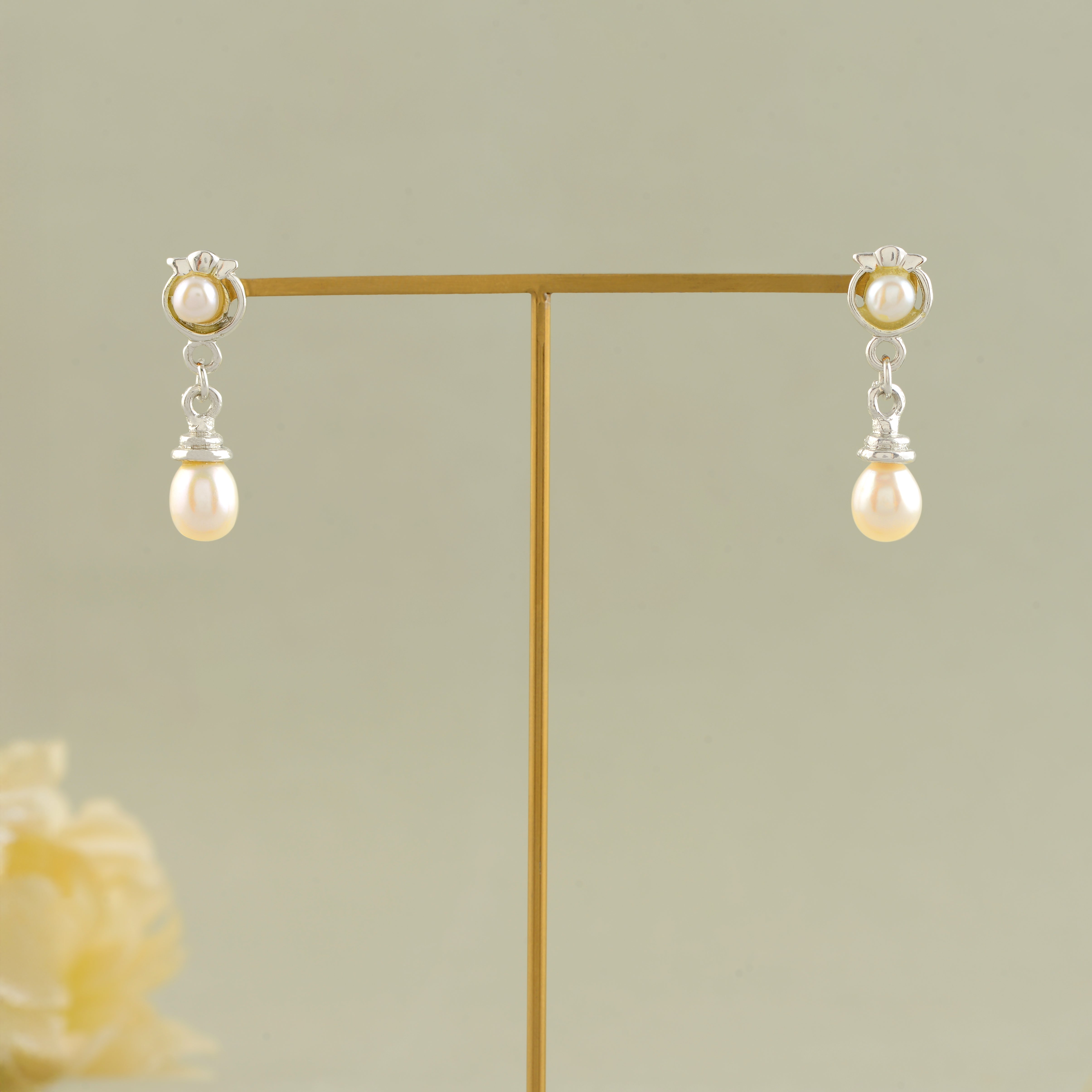 Pearl Drop Earrings - Real Freshwater