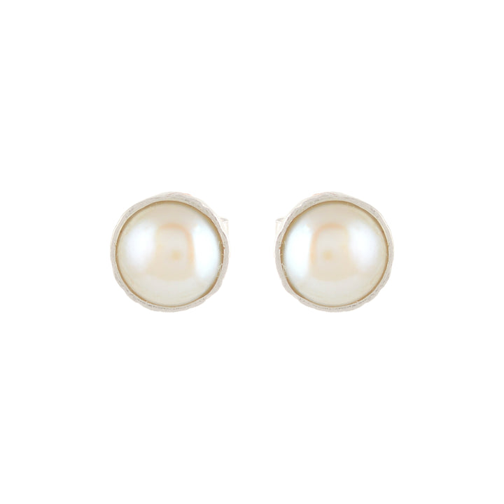 Freshwater Pearl Silver Studs