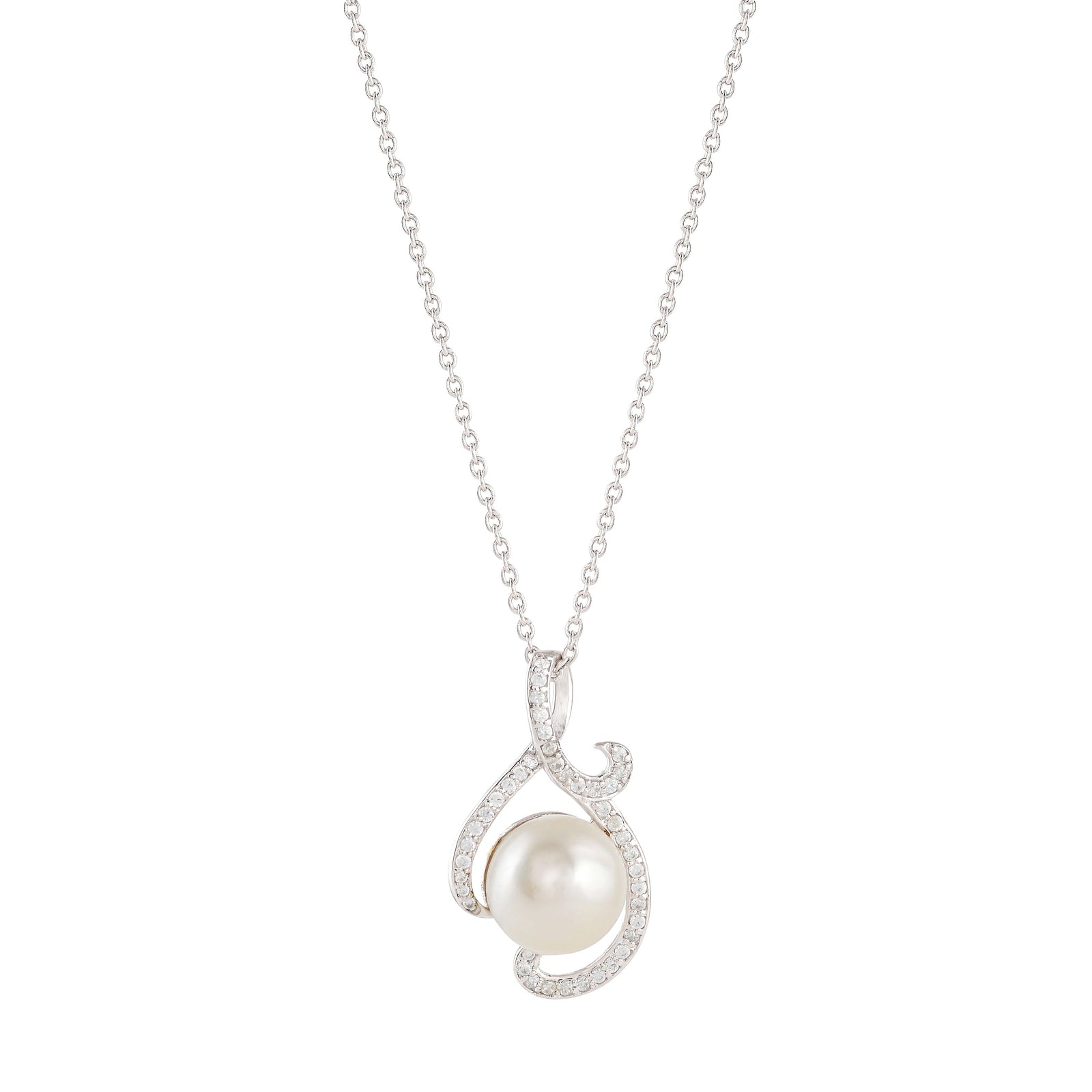 Stylish Natural Freshwater Pearl Necklace Chain - Krishna Jewellers Pearls and Gems