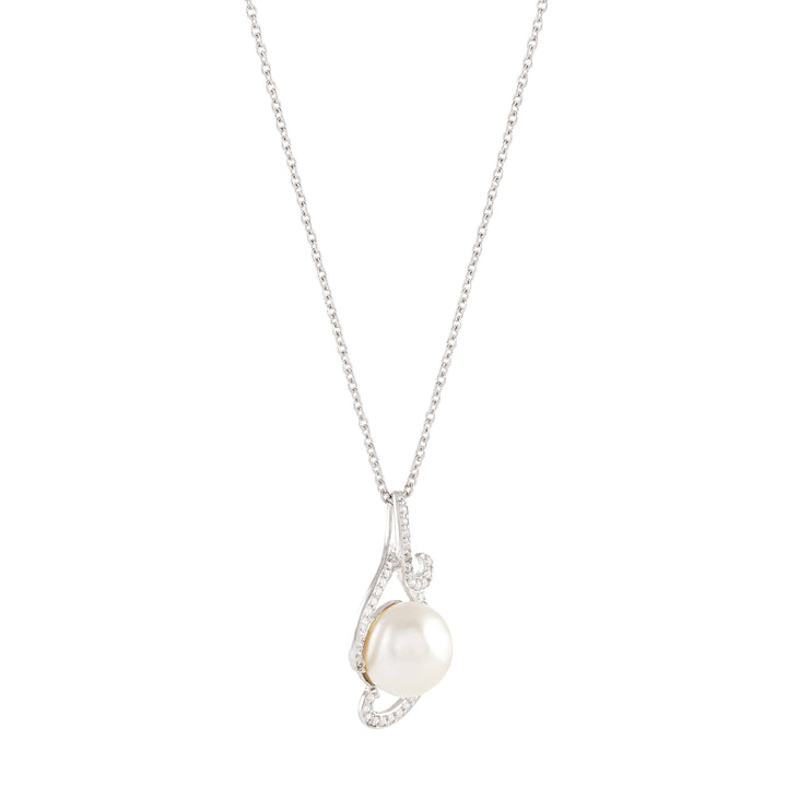 Stylish Natural Freshwater Pearl Necklace Chain - Krishna Jewellers Pearls and Gems