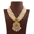 Ultra-Beauteous Gold Pearl Necklace