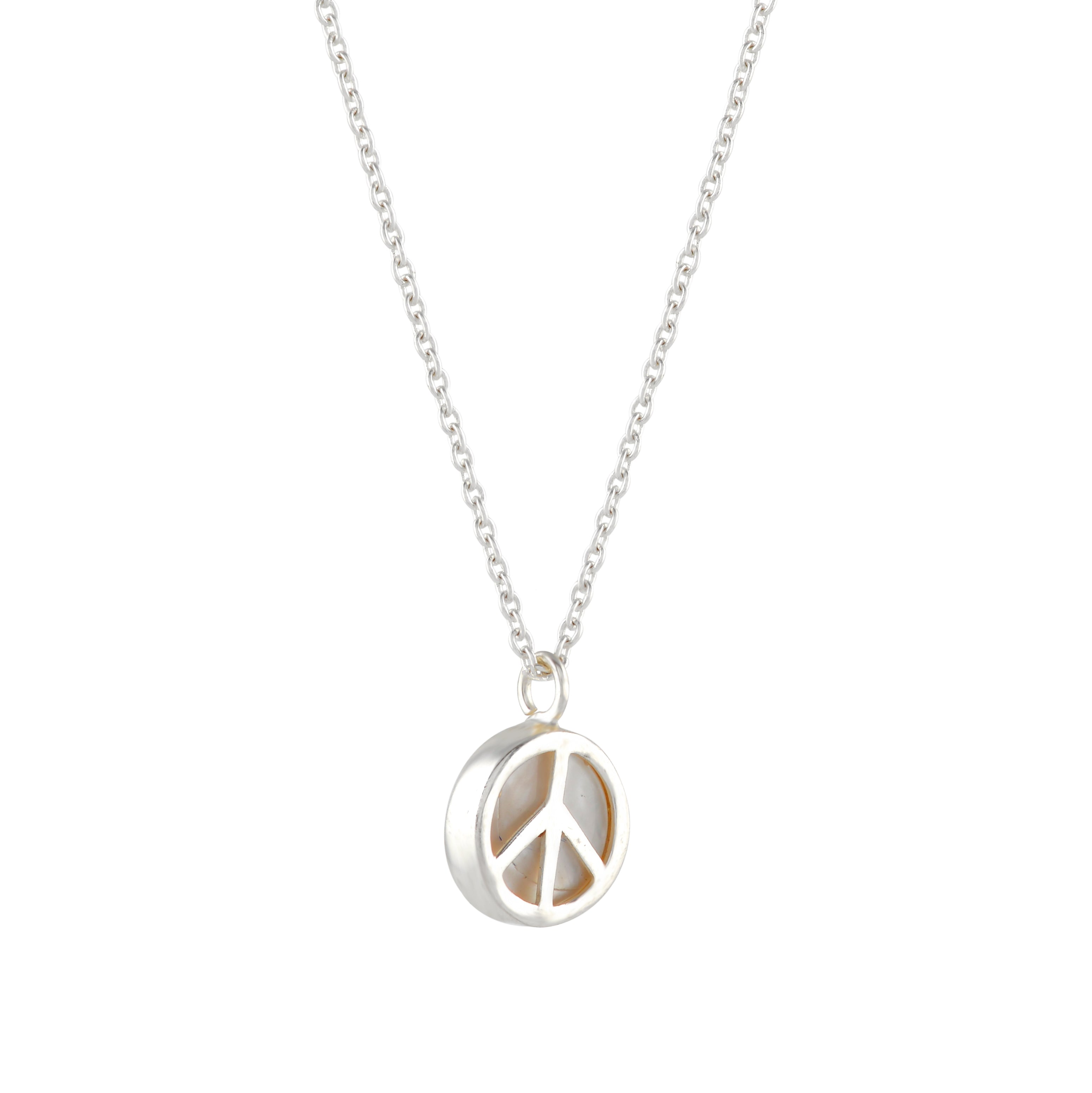 Peace Pendant on a Delicate Chain - Krishna Jewellers Pearls and Gems