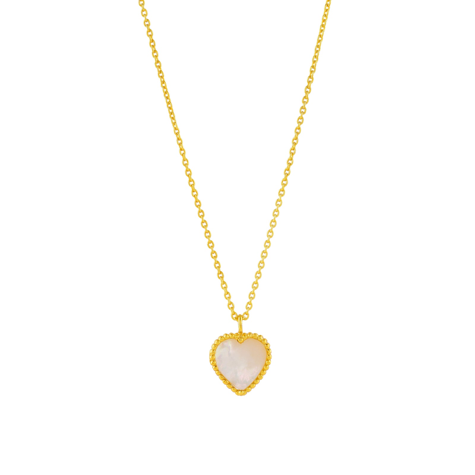 Captivating Heart Stone Necklace - Krishna Jewellers Pearls and Gems