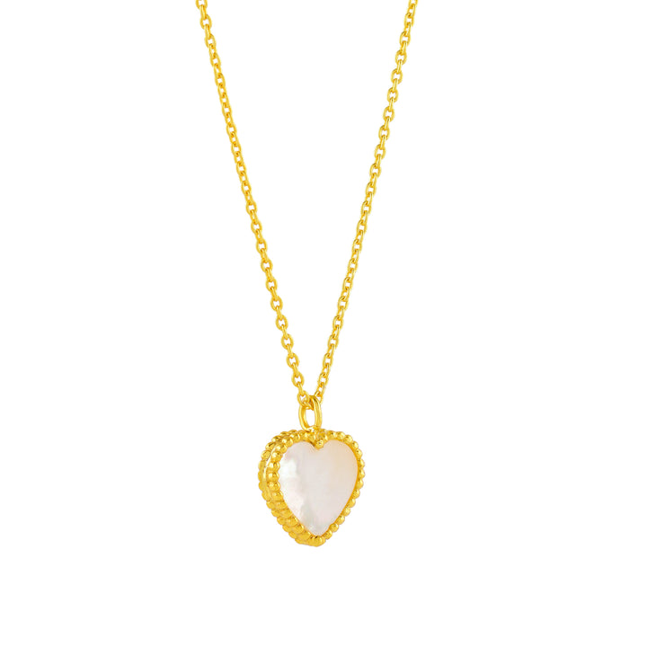 Captivating Heart Stone Necklace - Krishna Jewellers Pearls and Gems