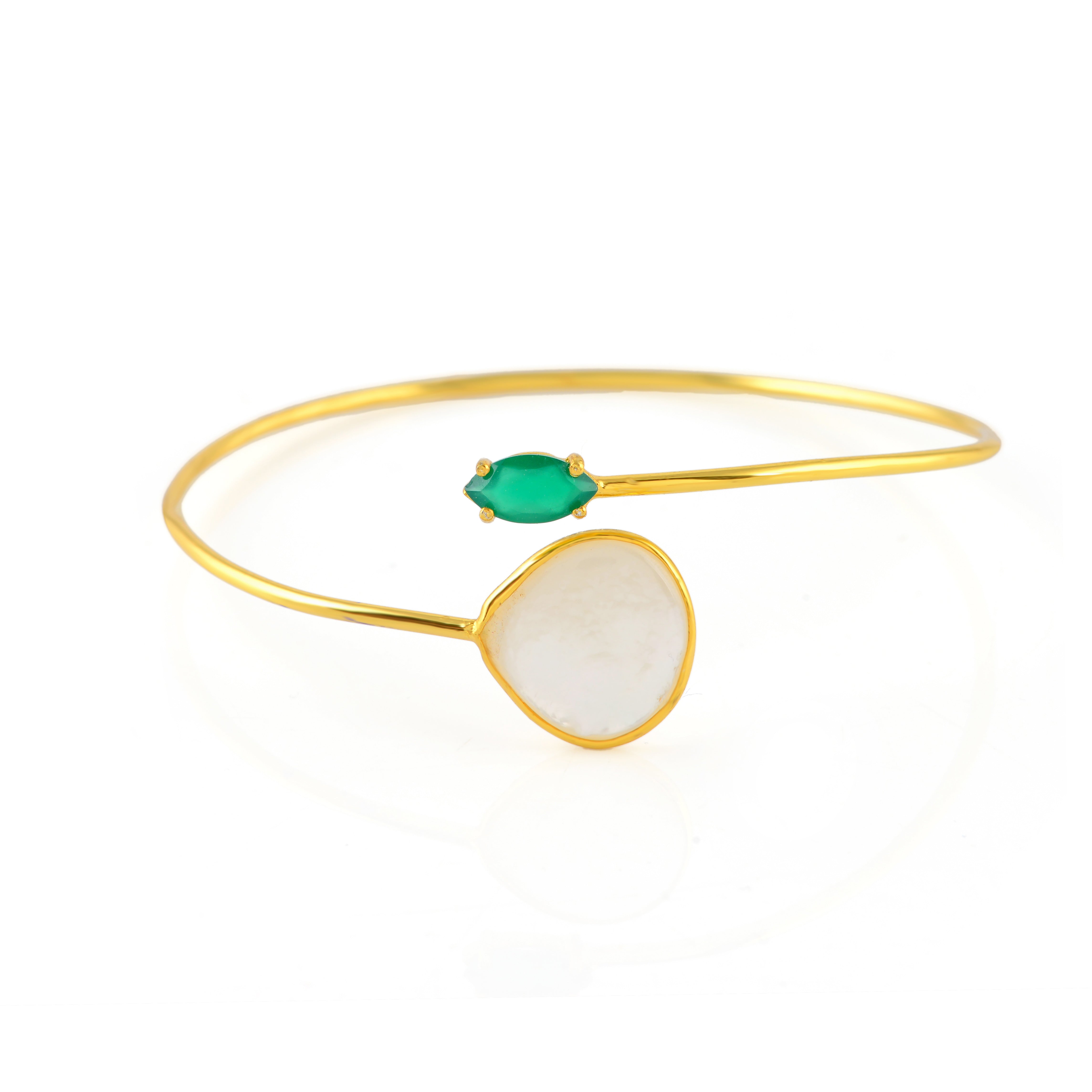 Delicate Pear Shape Pearl bangle Bracelet - Krishna Jewellers Pearls and Gems