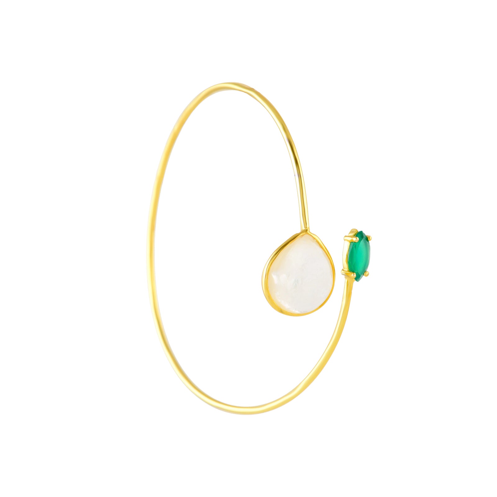 Buy Pearl & Gemstone Bracelet - Adjustable, Lightweight & Stylish