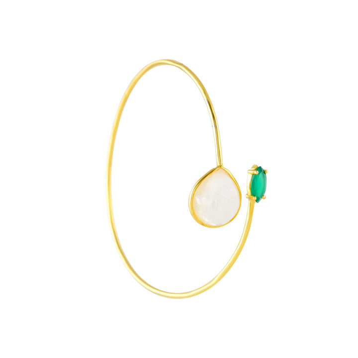 Buy Pearl & Gemstone Bracelet - Adjustable, Lightweight & Stylish