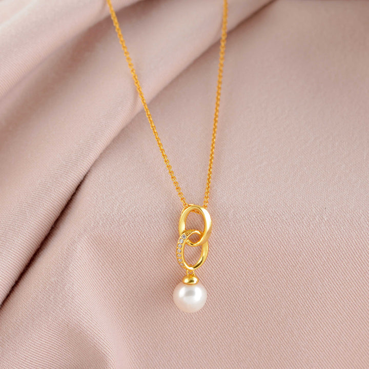 Stylish Freshwater Pearl Pendant Necklace - Krishna Jewellers Pearls and Gems