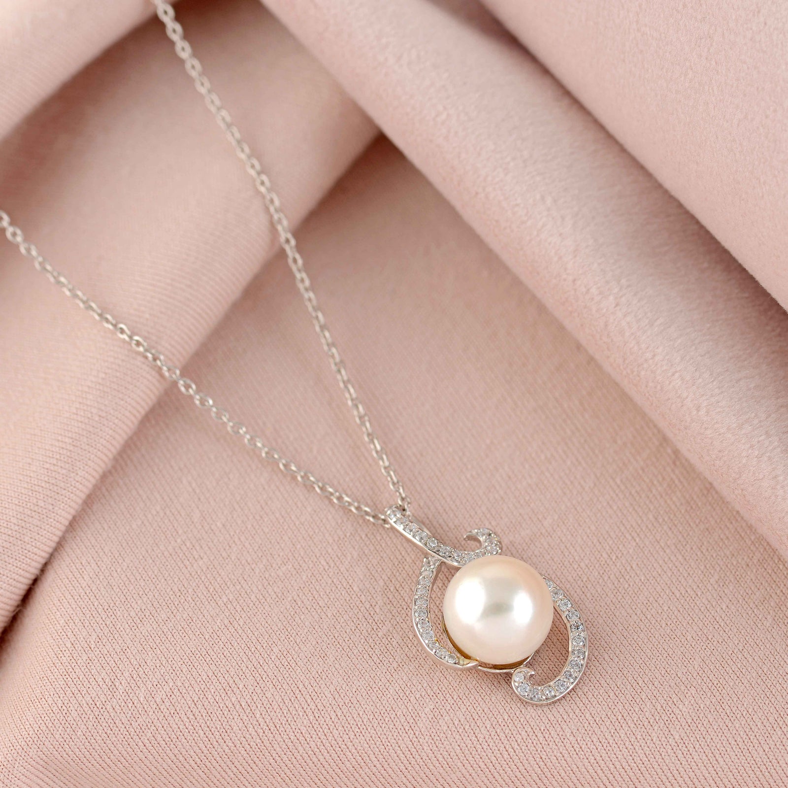Stylish Natural Freshwater Pearl Necklace Chain - Krishna Jewellers Pearls and Gems