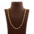 Classic Single Ling Gold Pearl Necklace