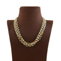 Majestic Emerald Necklace in Gold