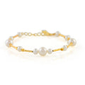 A Bracelet of Pure Radiance White Freshwater Pearls