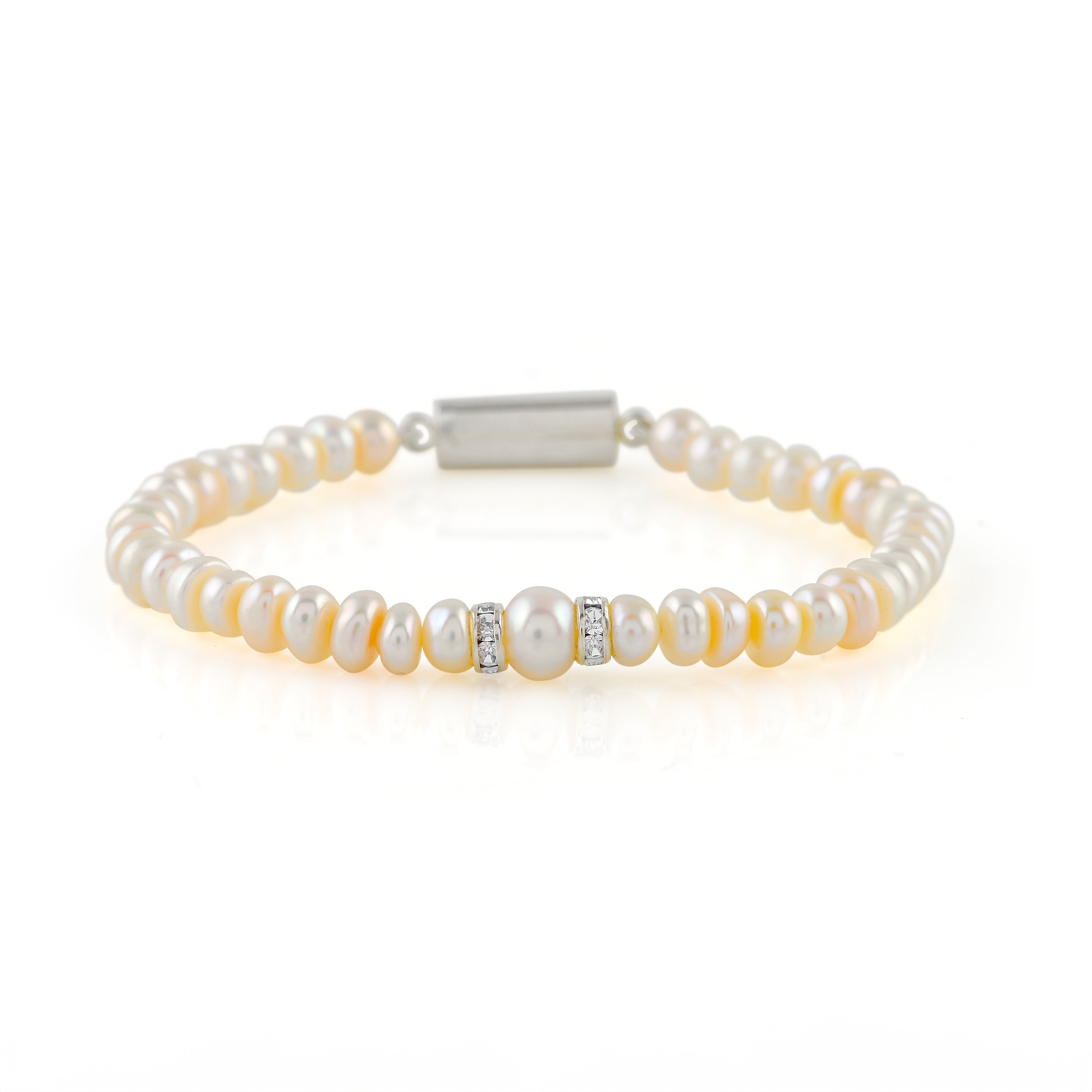 Casual Pearl Comfort Bracelet - Krishna Jewellers Pearls and Gems