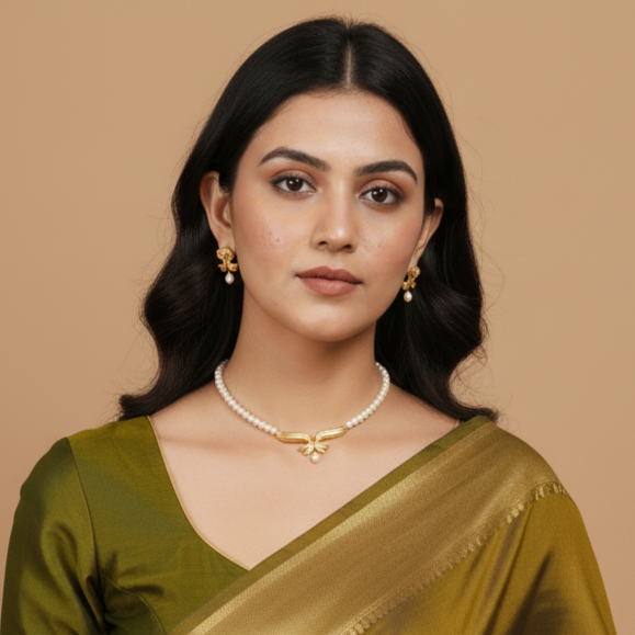 Exquisite Pearl Necklace Set Timeless Elegance