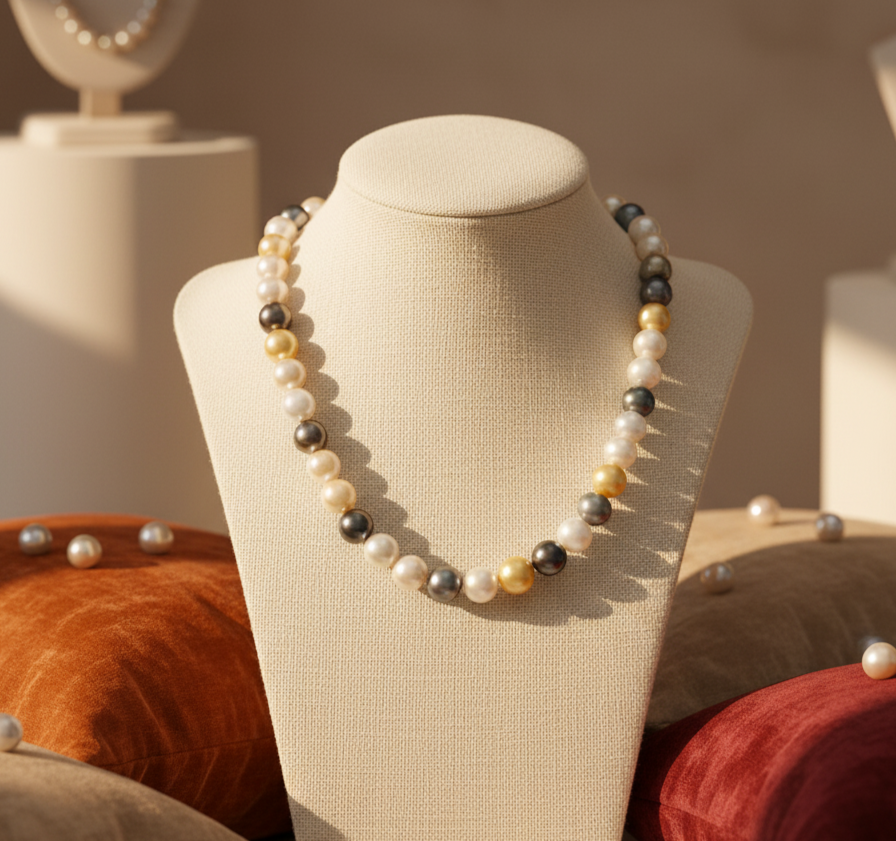 Multi-Colour Pearl String