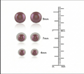 Elegant Brown (Chocolate) Pearl Stud Earrings – AAA Freshwater 4MM 7MM 9MM