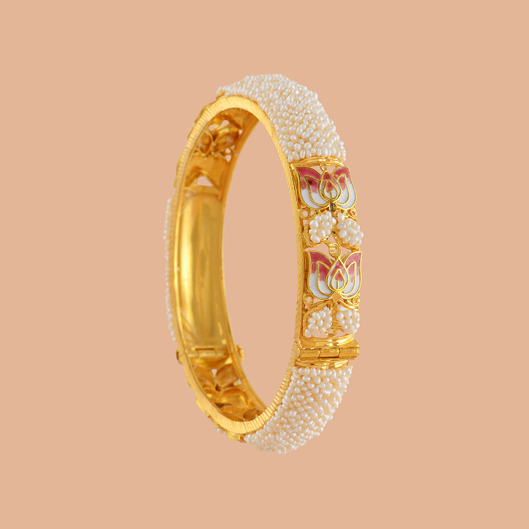 Kakamoti Gold Bangles - Krishna Jewellers Pearls and Gems