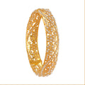 Radiant Gold Pearl Bangles