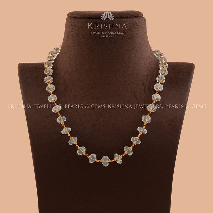 This Gold Pearl Necklace - Krishna Jewellers Pearls and Gems