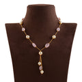 Single Line South Sea Pearls And Beads Chain