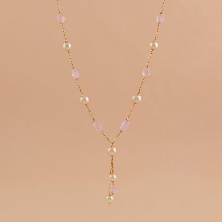 Single Line South Sea Pearls And Beads Chain - Krishna Jewellers Pearls and Gems