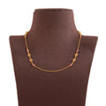 Single Line Semiprecious Beads Chain