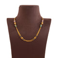 Stylish 22K Gold Beeds Chain
