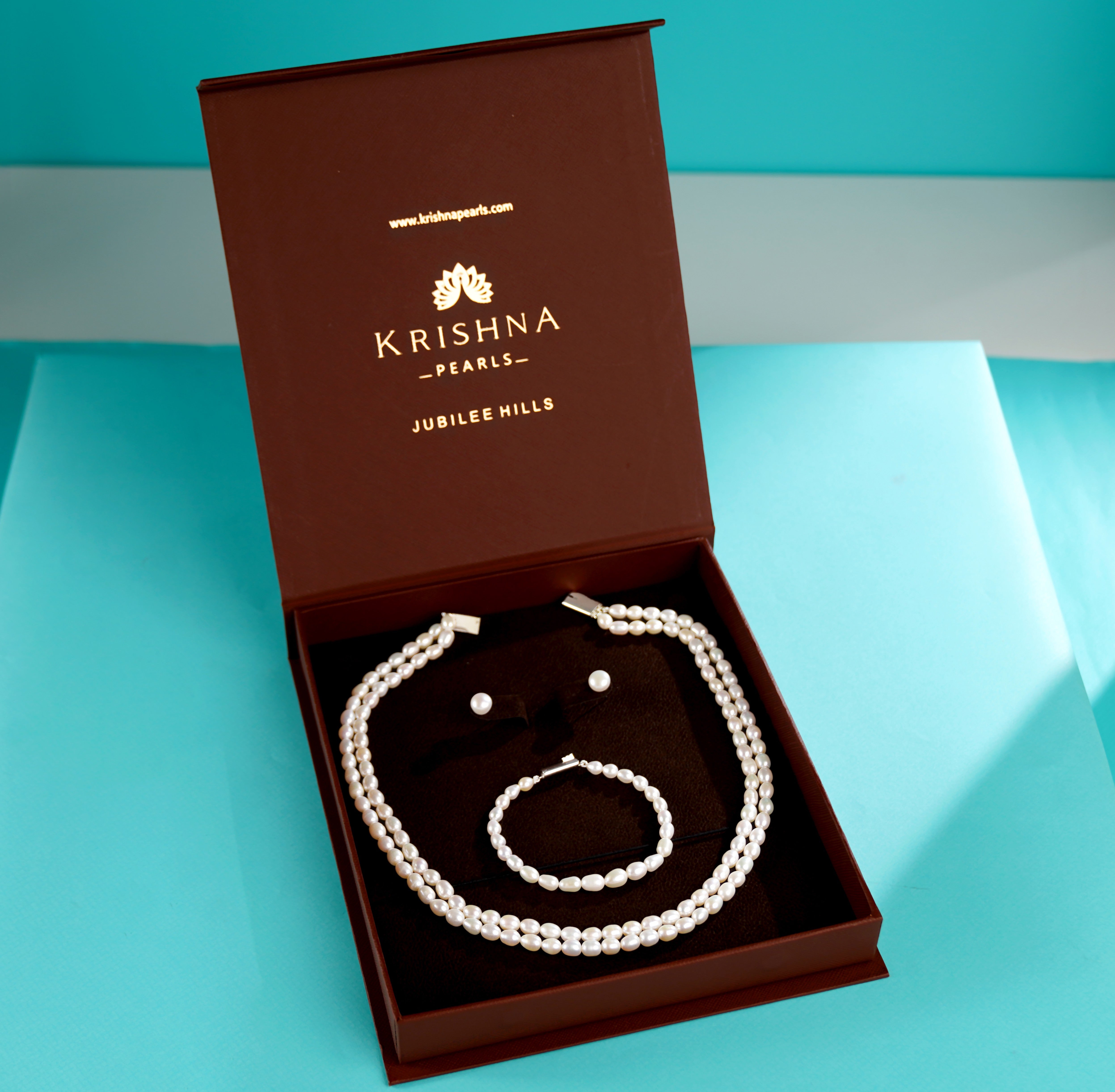 Royal Multi-Strand Pearl Choker & Bracelet Set - Christmas 2025 Edition