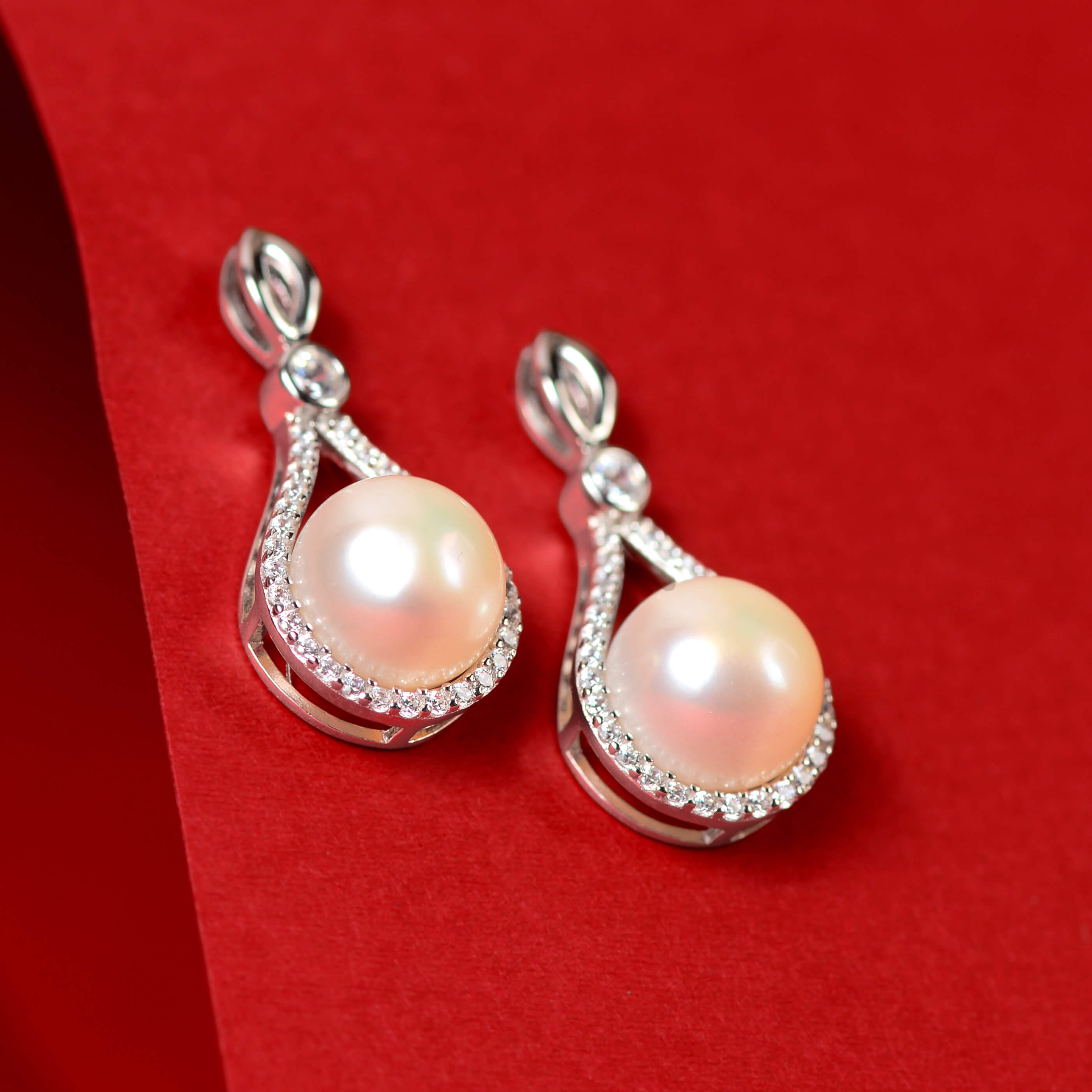 Pearl Opaline Drop ( Pearl Drop Earrings )