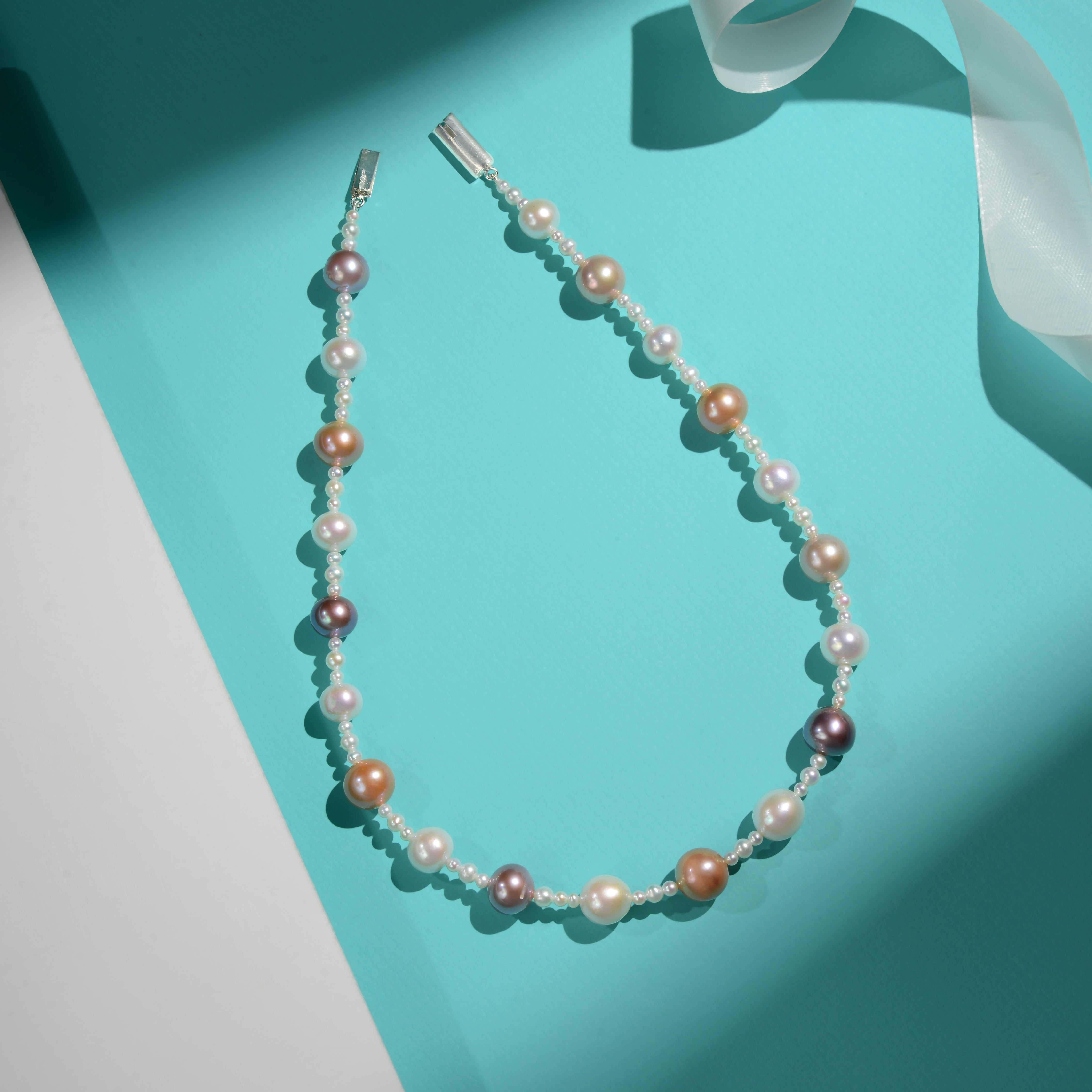 Multi-Colored Freshwater Pearl Necklace