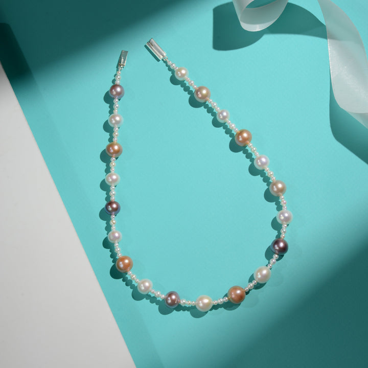 Multi-Colored Freshwater Pearl Necklace