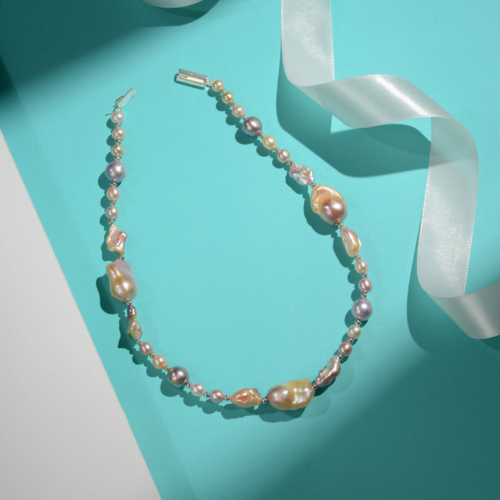 Multicolour Baroque Pearl Strand