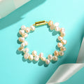 Hand-strung Baroque Freshwater Pearl Bracelet