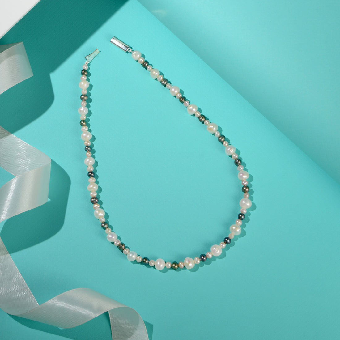 Multi-Colored Fresh Water Pearl Necklace