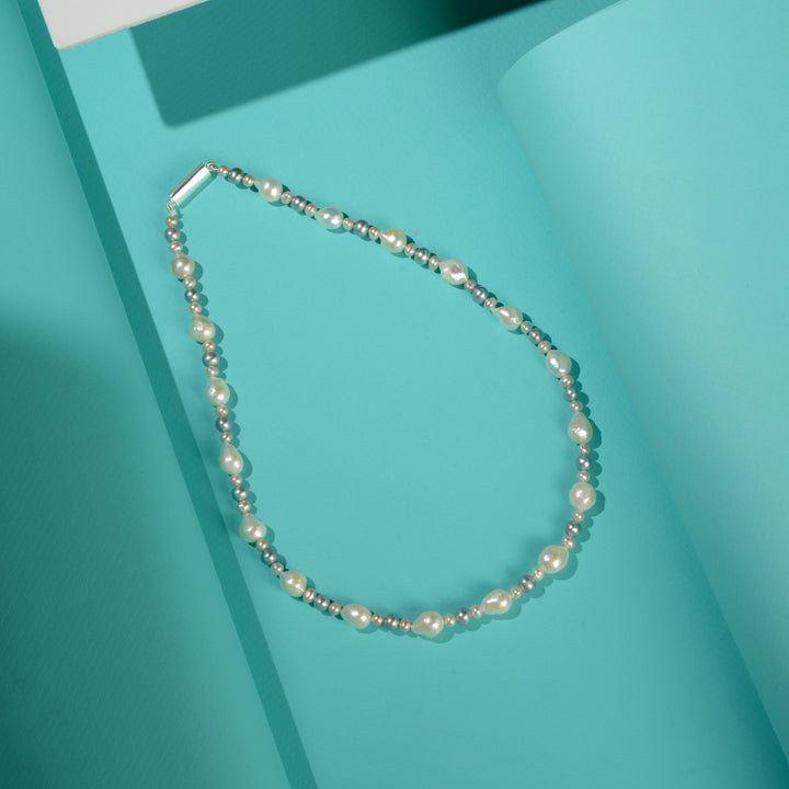 Multi Colored Fresh Water Pearl Necklace