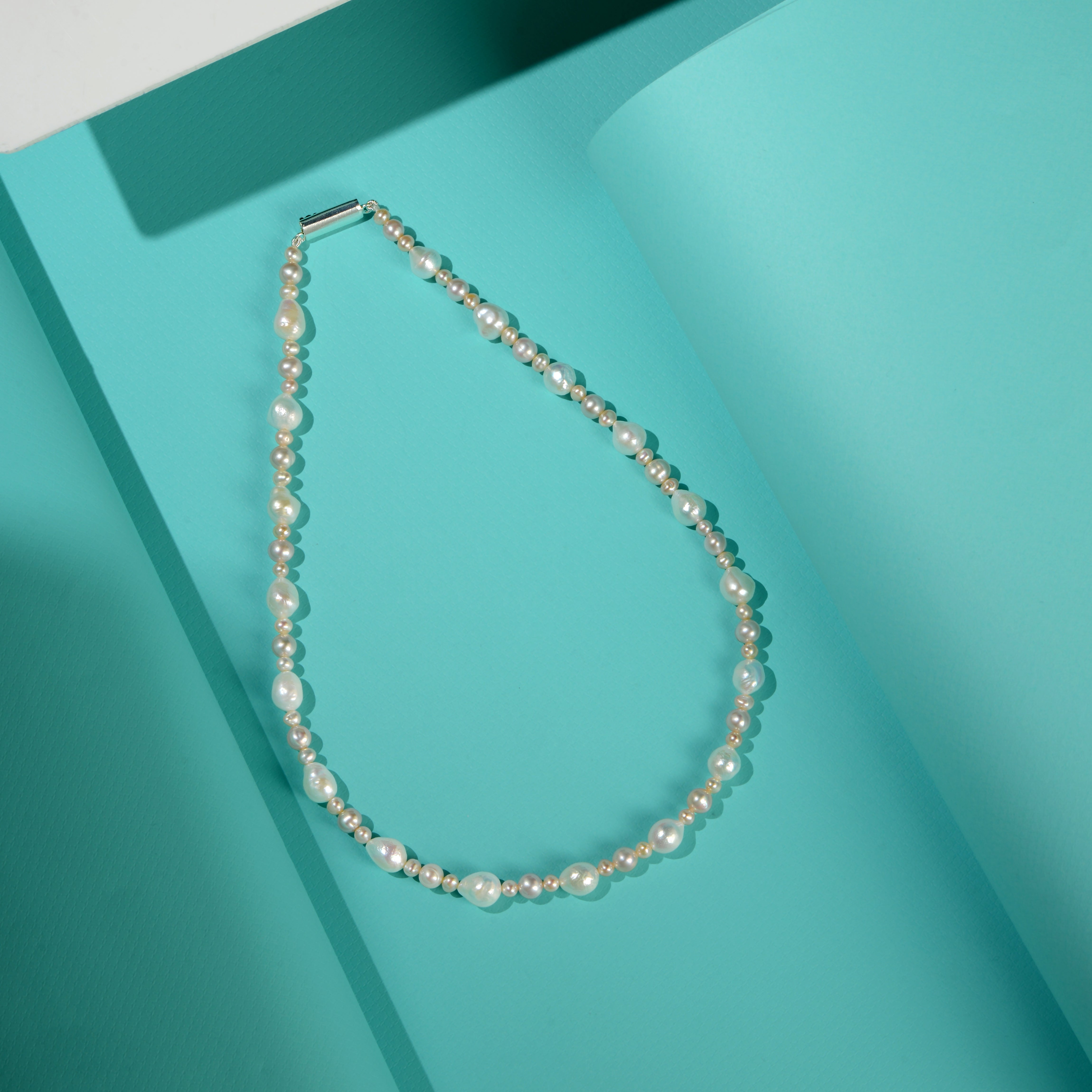 Freshwater Multi Colored Pearl Necklace