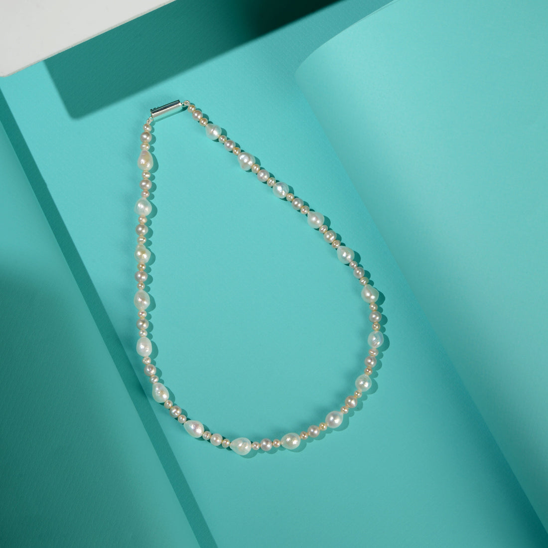 Freshwater Multi Colored Pearl Necklace