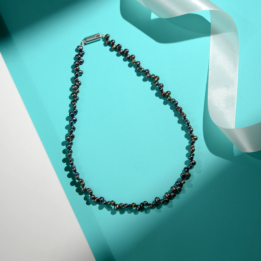 Black Freshwater Rice Pearl String