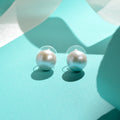 Grey Pearl Stud Earrings