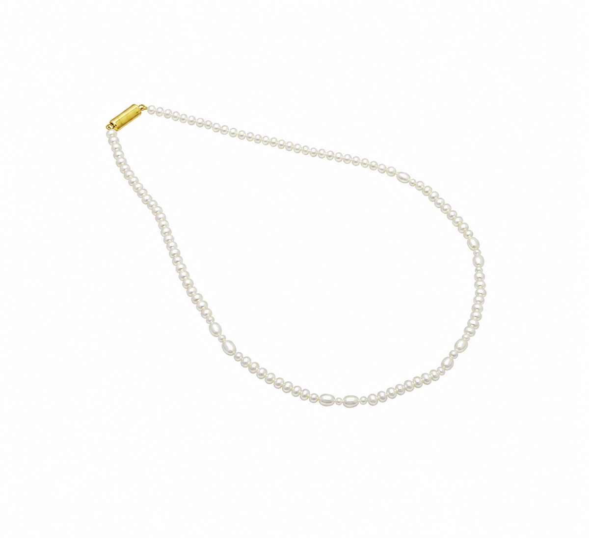Nivara Classic Pearl Strand (Natural Freshwater Pearl Necklace)