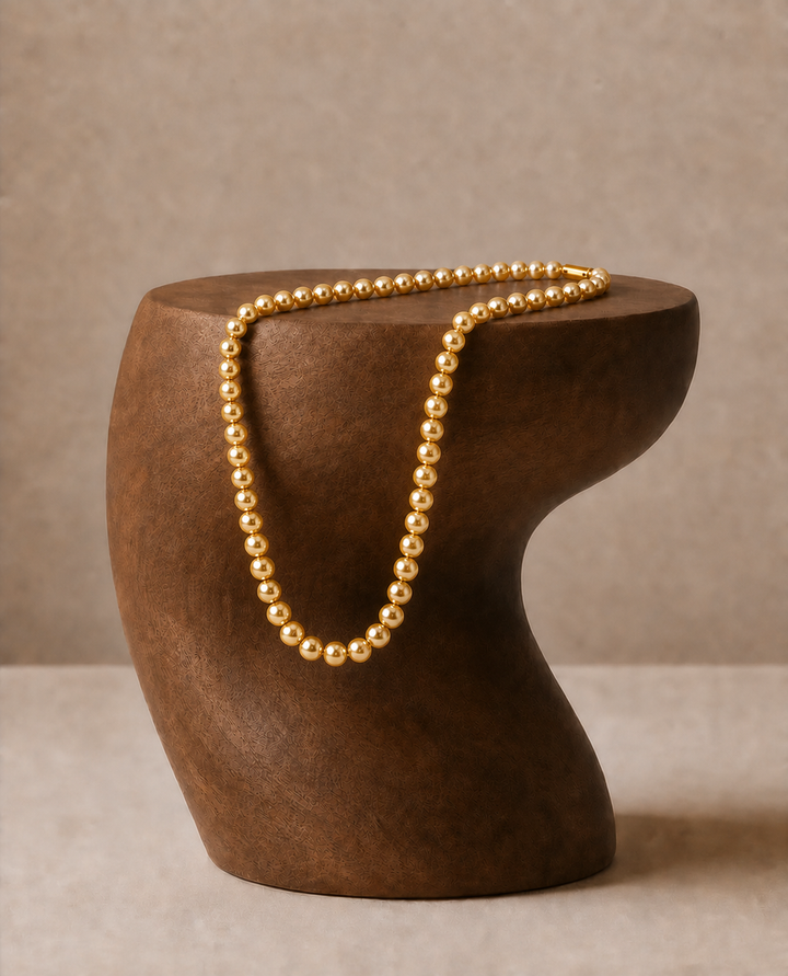 Gold South sea Pearl pearl necklace