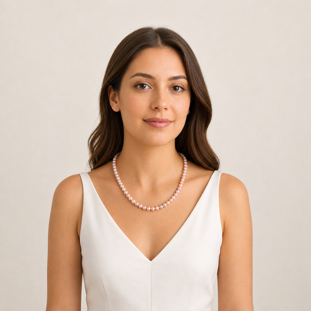 Naturally Lavender Graduation Pearl Strand