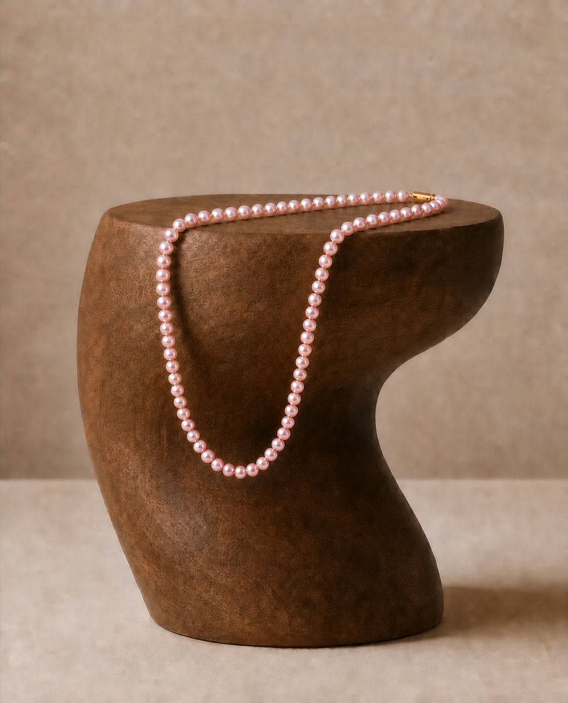 Pink Pearls Necklace